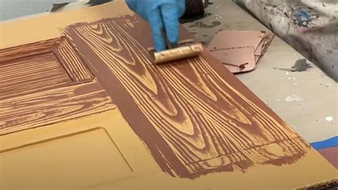 how to paint wood grain